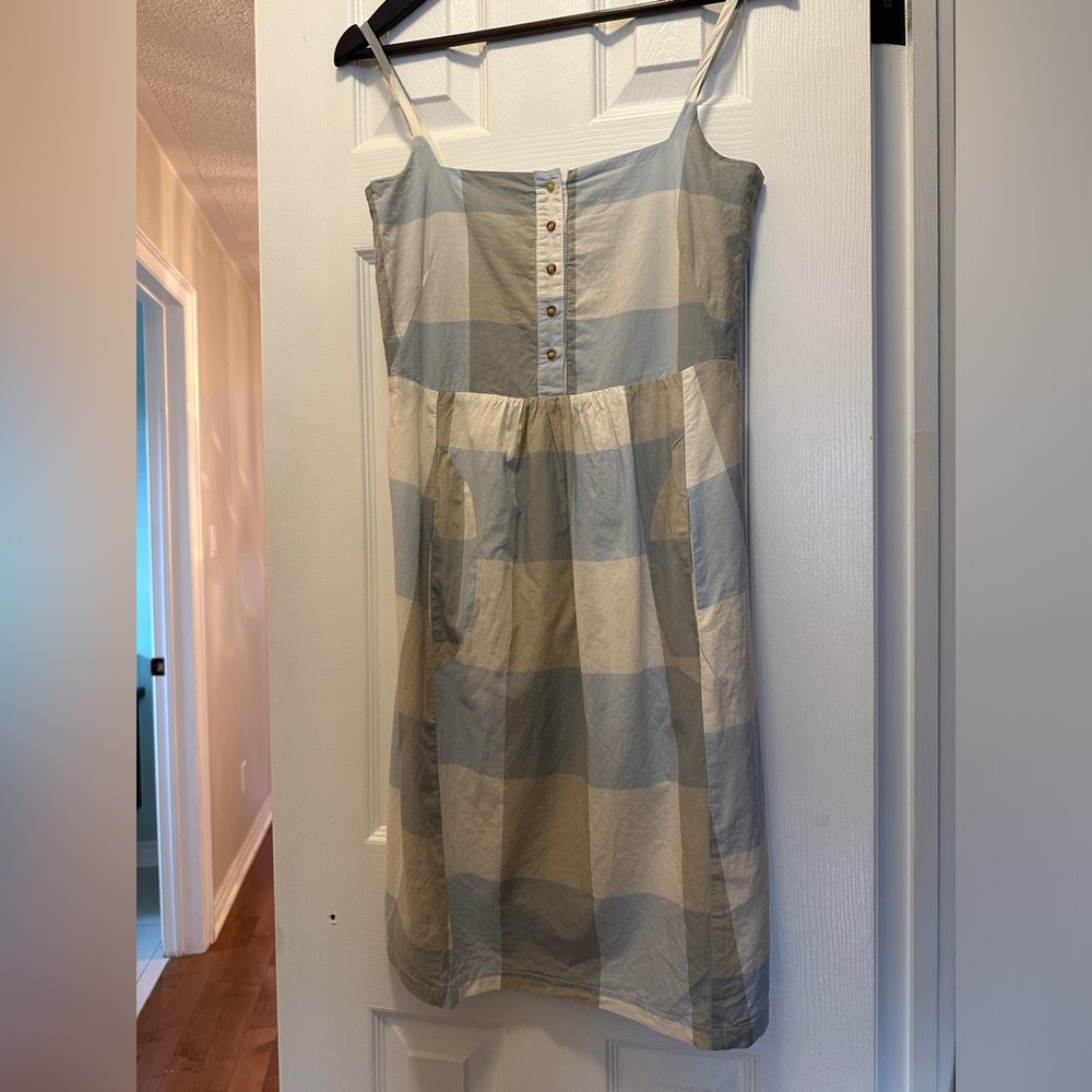 Dace cotton Summer dress with pockets (size small)
